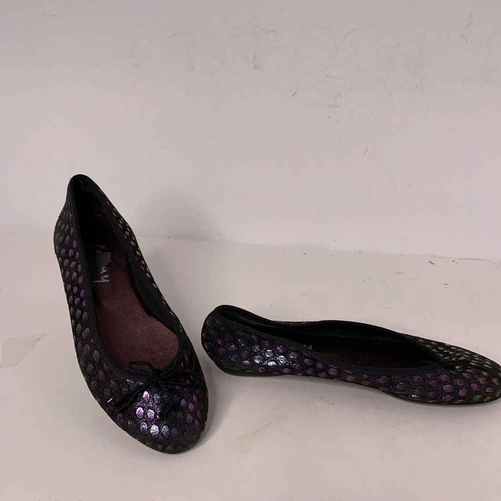 NEW: FRENCH SOLE FS/NY Jam Iridescent Ballet Flats, Size 7